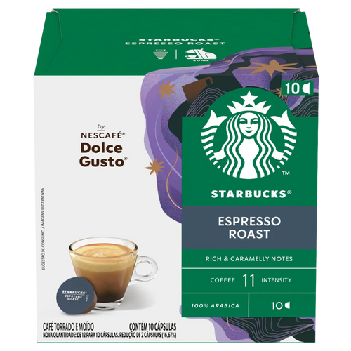 STARBUCKS ESPRESSO ROAST 10 CÁPSULAS